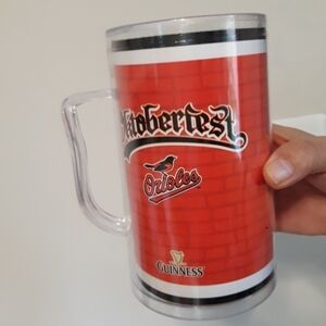 Baltimore Orioles MLB Oktoberfest Cup Beer Drinking Mug Guinnes New